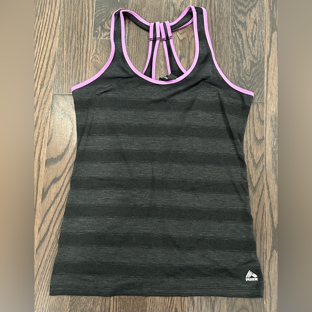 RBX Black Tank with Purple Trim
